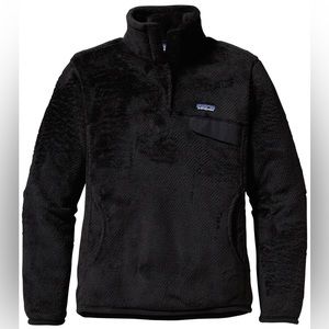 Patagonia Womens Re-Tool Snap-T Pullover in Black